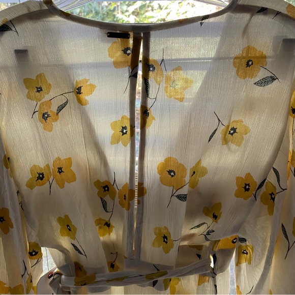 Woman’s Billabong Relax On High Gold Dust Wrap Dress NWT - Picture 9 of 15